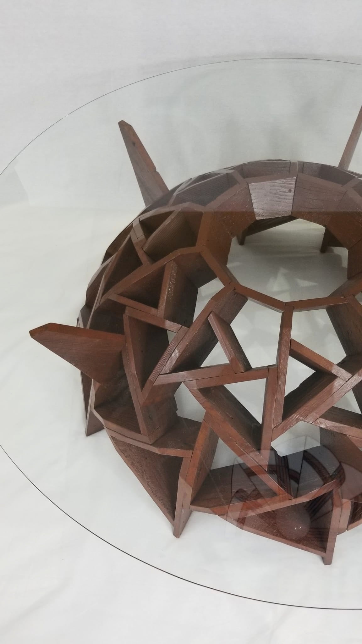 Geometric Dome Coffee Table Base