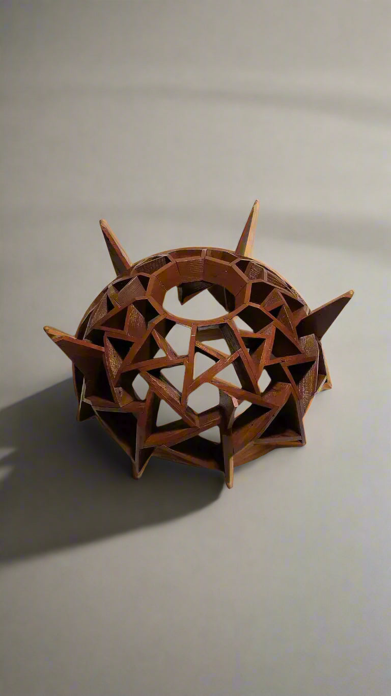 Geometric Dome Coffee Table Base