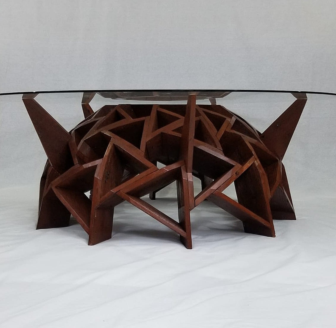 Geometric Dome Coffee Table Base