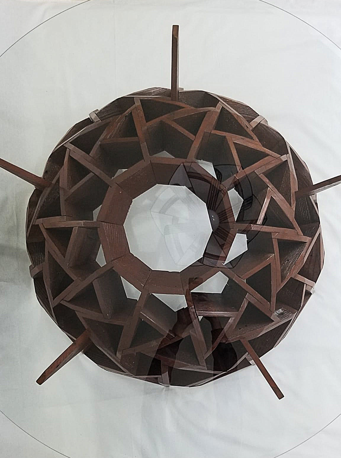 Geometric Dome Coffee Table Base