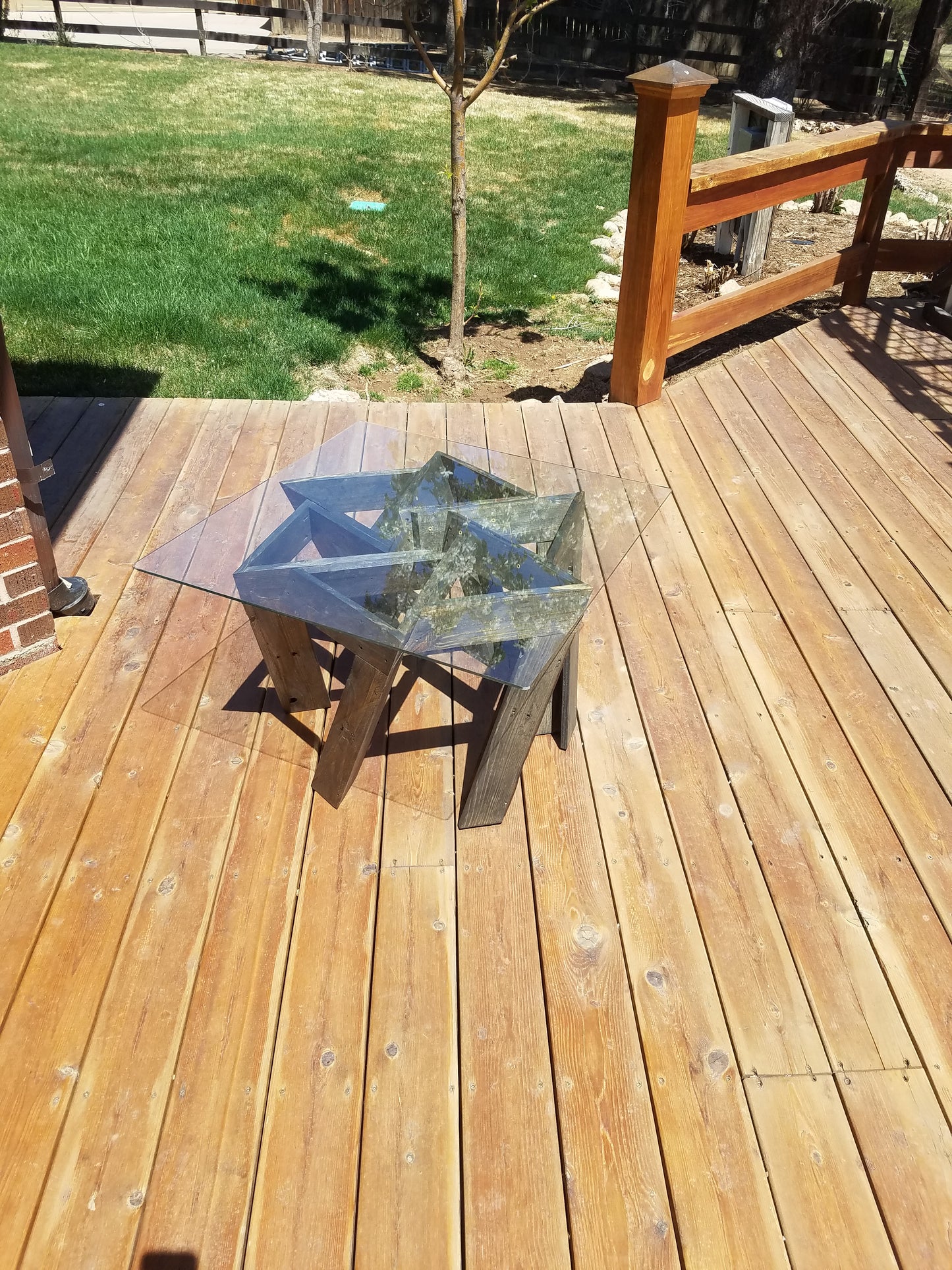 Hexagonal End Table
