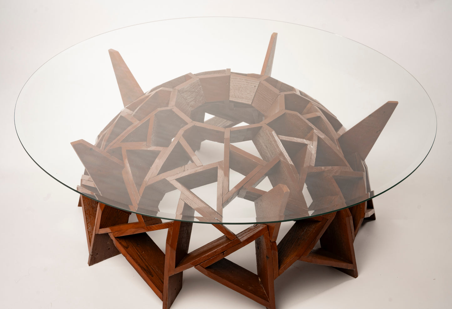 Geometric Dome Coffee Table Base