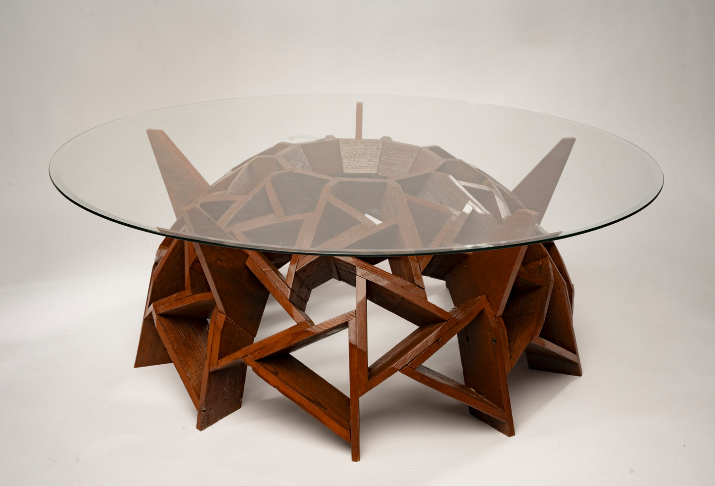 Geometric Dome Coffee Table Base