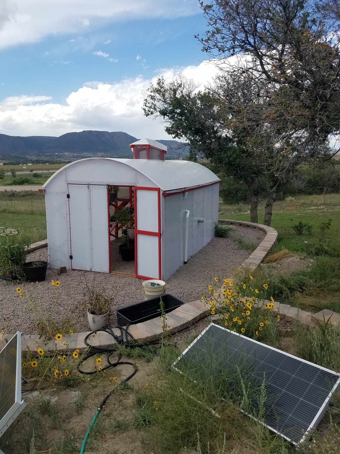 Barrel Vault Wooden Greenhouses