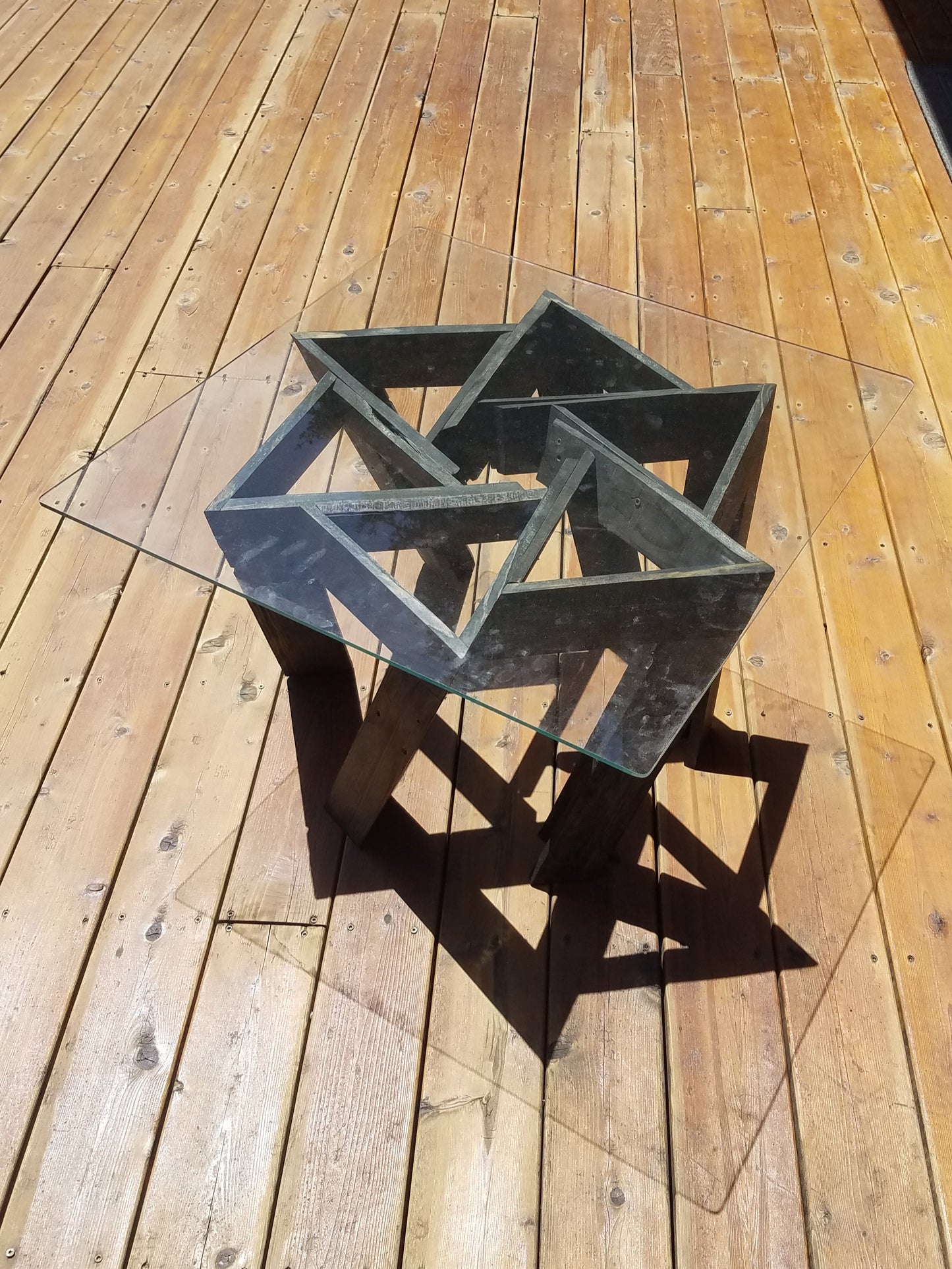 Hexagonal End Table