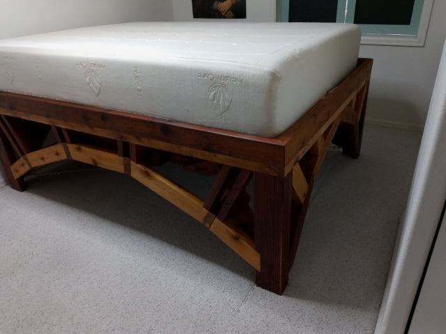 Arched Wooden Bed Frame